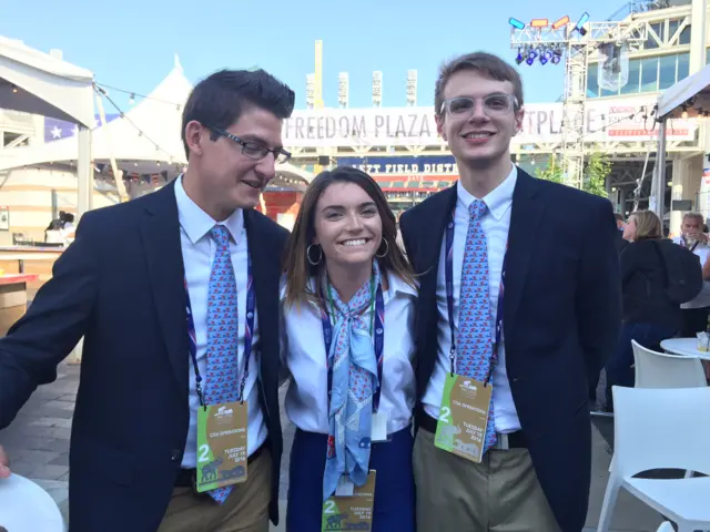 Three students at RNC