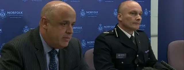 Norfolk Police press conference