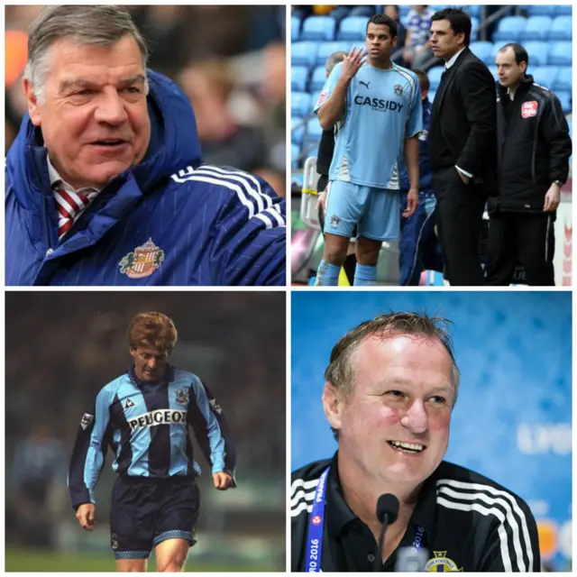 Sam Allardyce, Chris Coleman, Gordon Strachan, Michael O'Neill