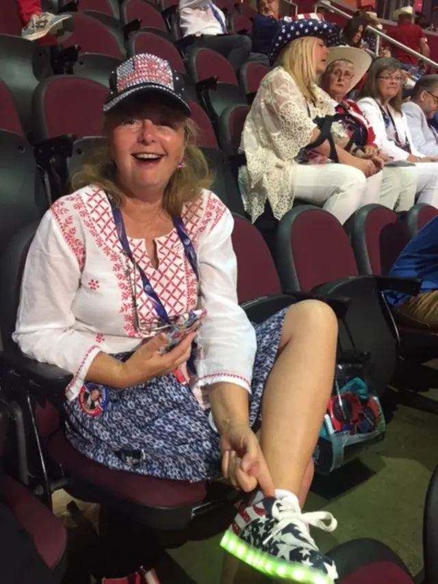 Woman at RNC