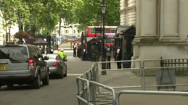 Downing Street departure