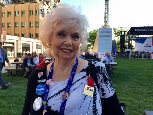 Woman at RNC