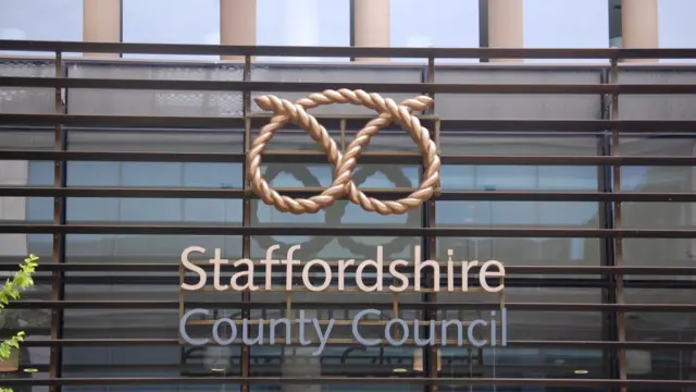 Staffordshire County Council sign