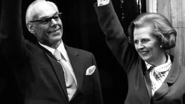 Denis and Margaret Thatcher