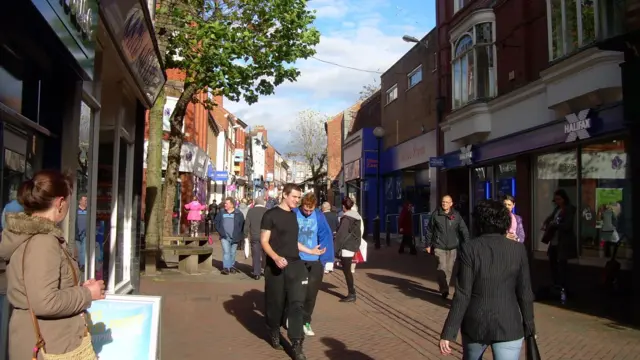 Bailey Street in Oswestry