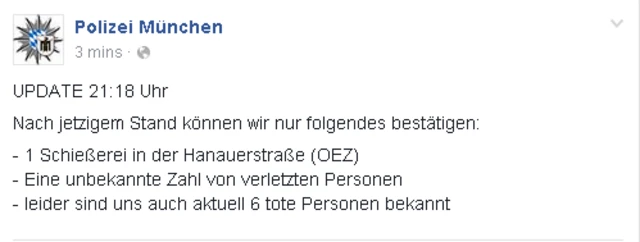 German post from Munich police