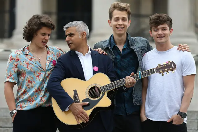 Sadiq Khan and the Vamps