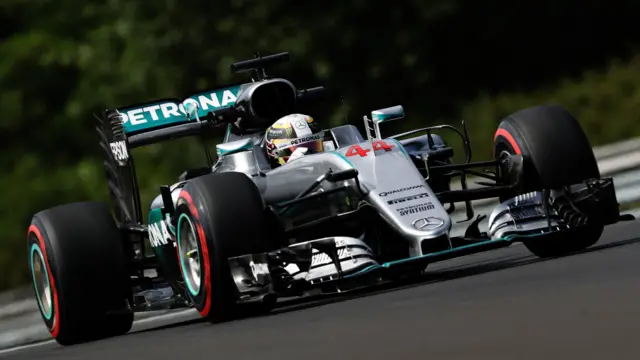 Mercedes F1 driver Lewis Hamilton