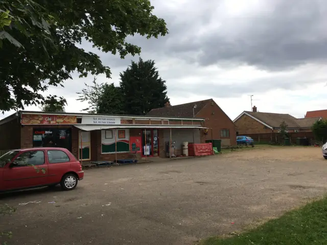 Exterior of the store