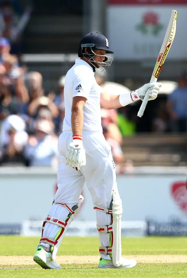 Joe Root reaches fifty