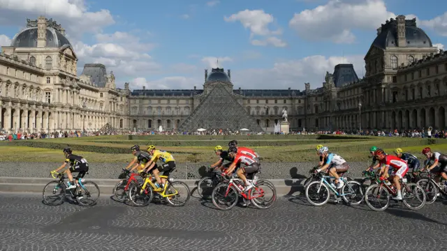 Chris Froome in Paris