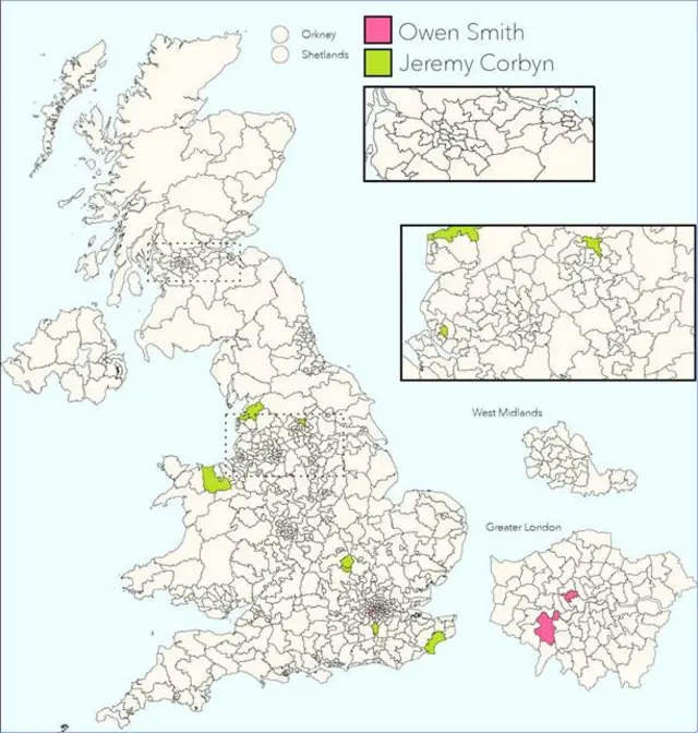 Constituency map