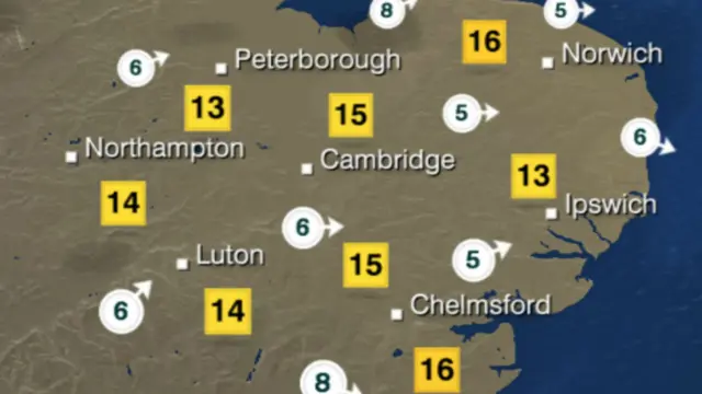 Overnight weather map