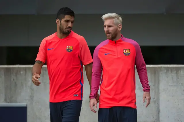 Luis Suarez, Lionel Messi