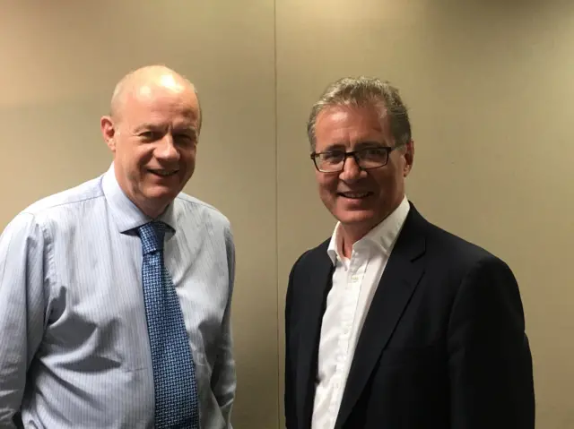 Damian Green MP (left) and Mark Pawsey MP