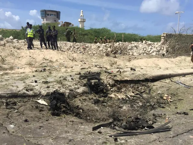 Mogadishu attack near AU base