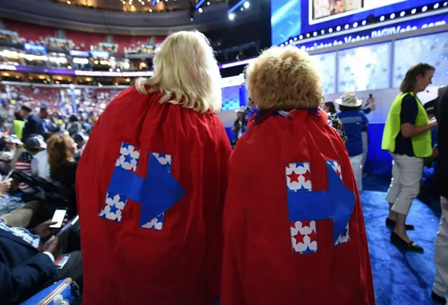 Hillary Clinton supporters in Philadelphia