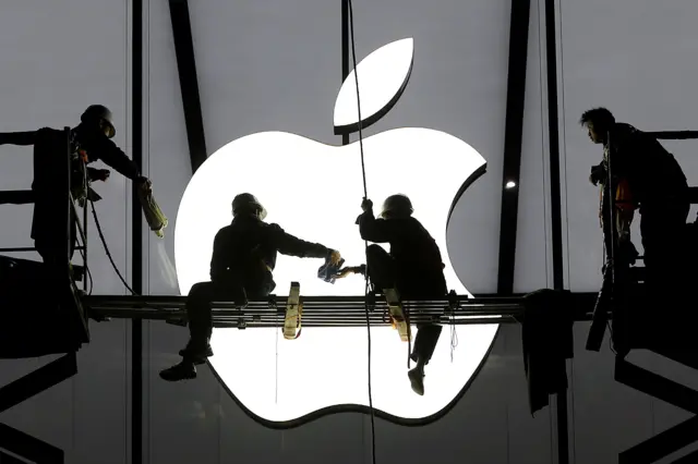 An Apple store opens in China