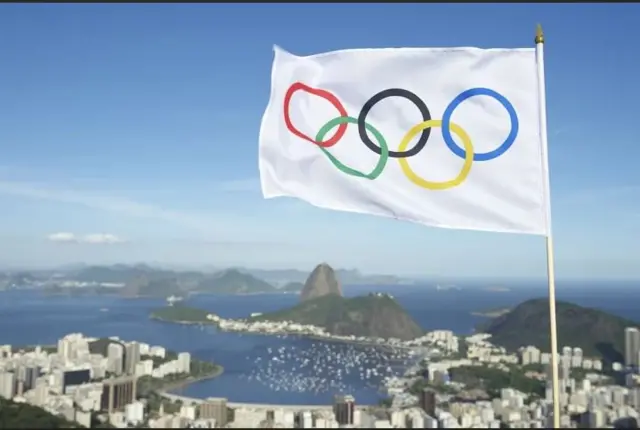 Olympic flag in Rio