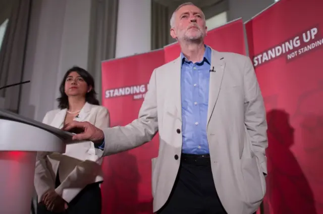 Seema Malhotra and Jeremy Corbyn