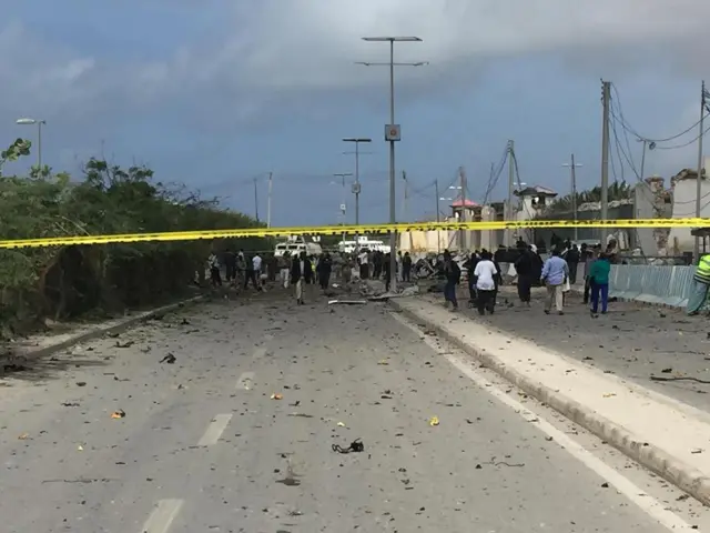 Mogadishu attack near AU base