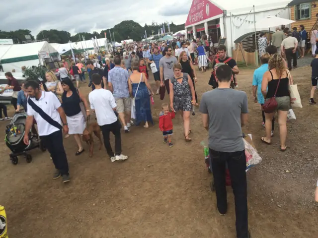 Crowds at New Forest Show