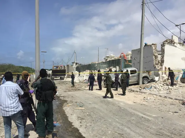 Mogadishu attack near AU base