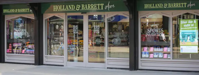 Holland & Barrett stores