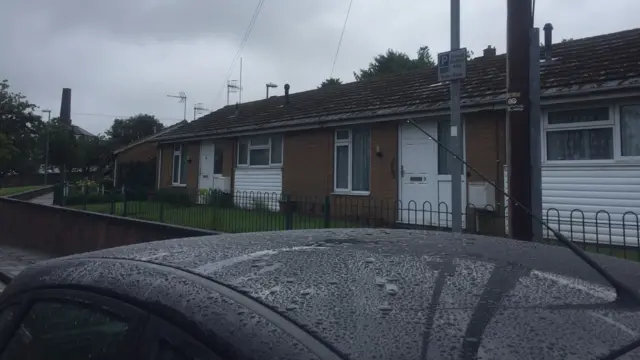 Rain on top of car