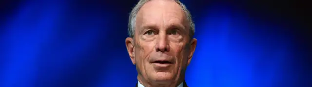 Former New York Mayor Michael Bloomberg speaks in Paris.