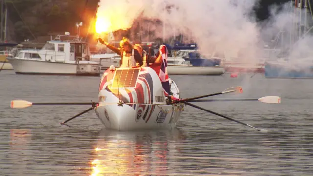 Atlantic rowers