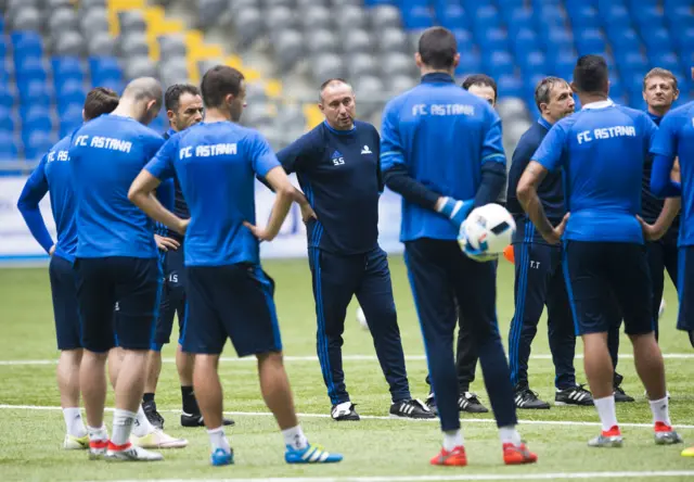 Astana manager Stanimir Stoilov