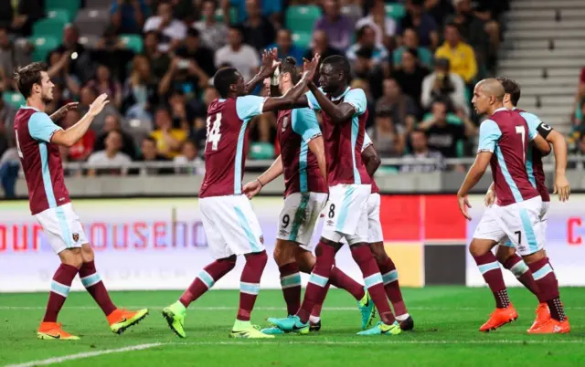 West Ham celebrate