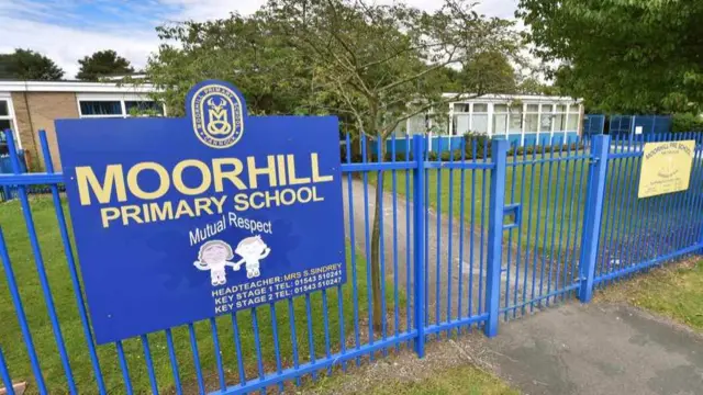 Moorhill Primary School in Cannock