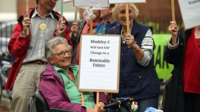 Anti-nuclear protest in Bridgwater, 28th July