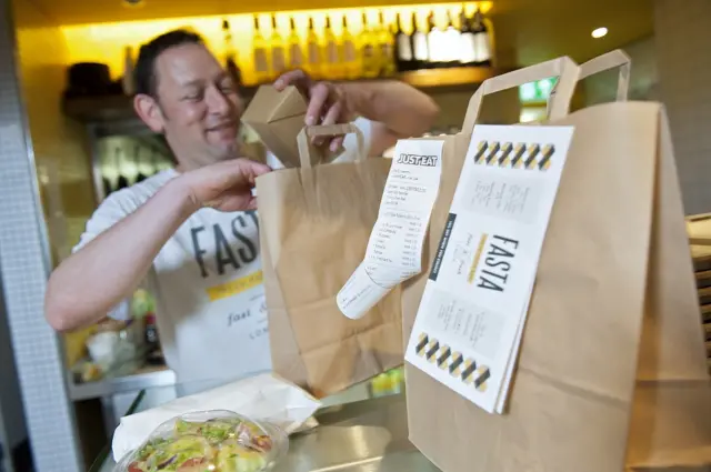 Just Eat takeaway bags