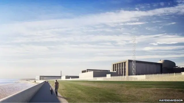 Artists impression of Hinkley Point