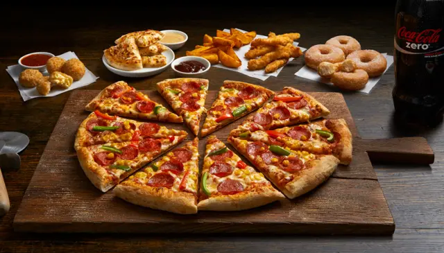 Dominos pizza meal