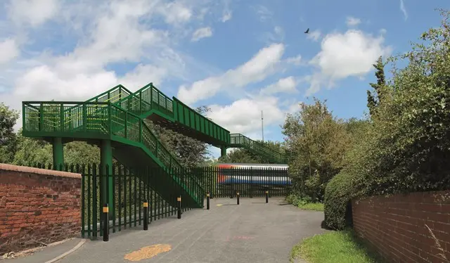 Artist impression of footbridge