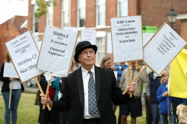 Anti-nuclear protest in Bridgwater, 28th July