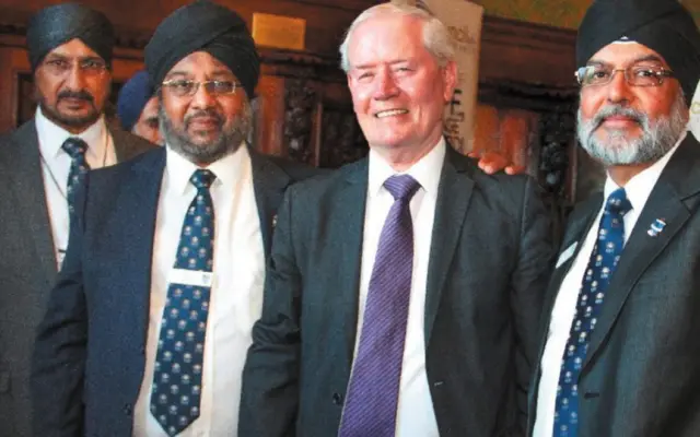 Sikh union with Jim Cunningham MP