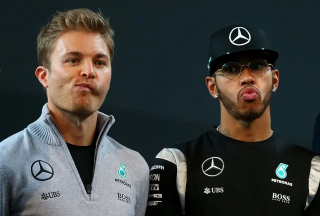 Nico Rosberg & Lewis Hamilton