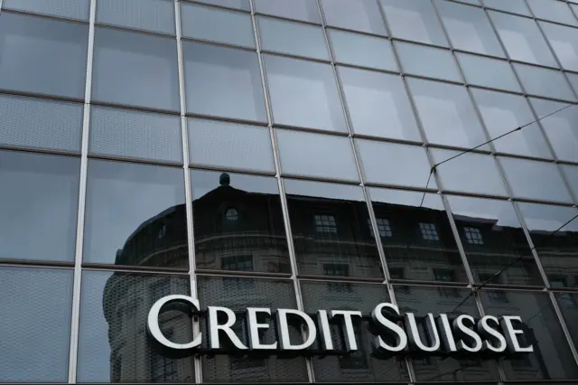 Credit Suisse sign