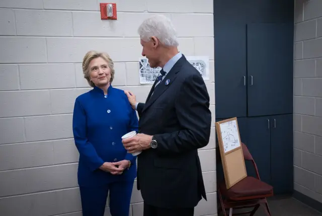 Backstage at the DNC