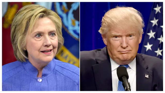 Hillary Clinton and Donald Trump