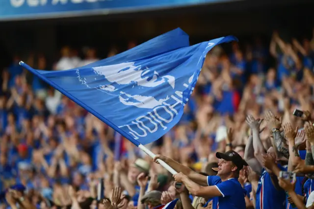 Iceland fans