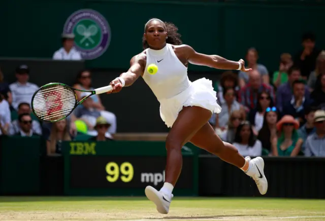 Serena Williams of the US