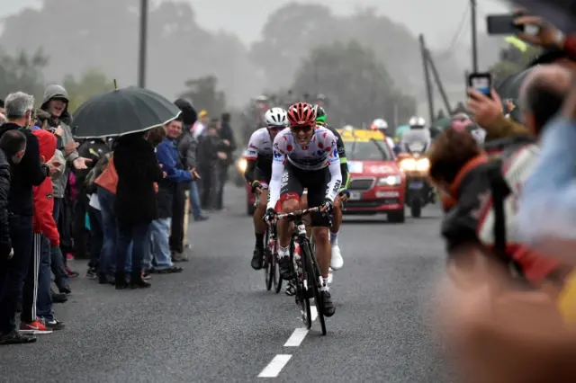 Paul Voss leading the breakaway