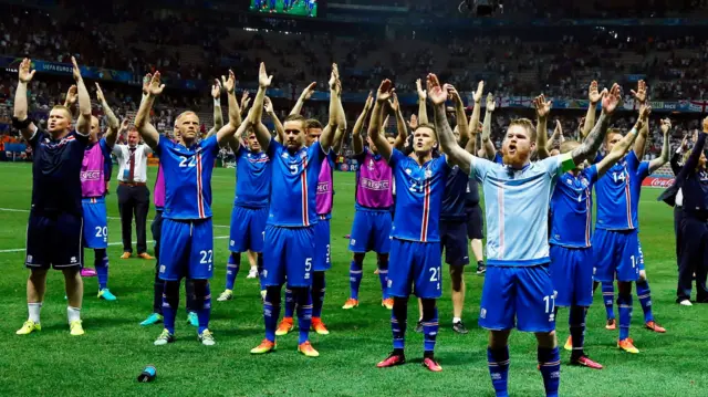 Iceland celebrate