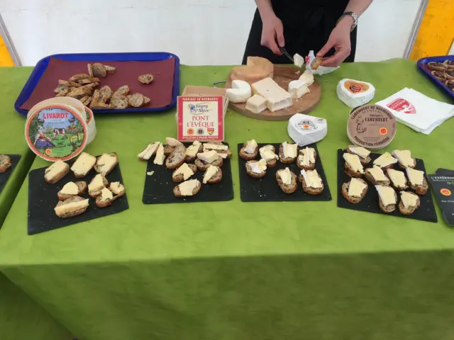 Cheeses at the Tour De France